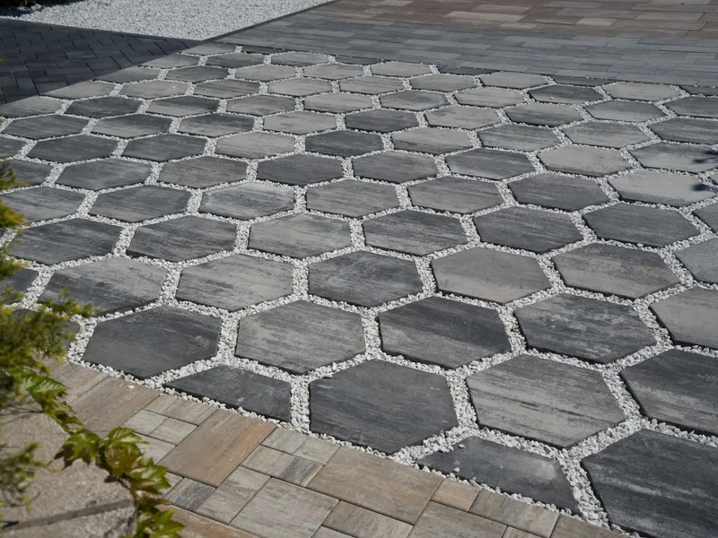 Płyty Novator Hexagon Eco, wapień dewoński